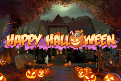 Happy halloween automat logo